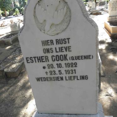 COOK Esther 1922-1931