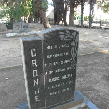 CRONJE Marius Rozier 1933-1974