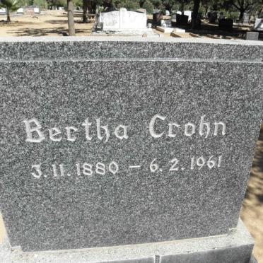CROHN Bertha 1880-1961
