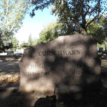 CURSCHMANN Hugo 1881-1969 &amp; Isa 1882-1974 