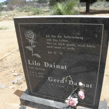 DAINAT Gerd 1948- &amp; Lilo 1937-2002