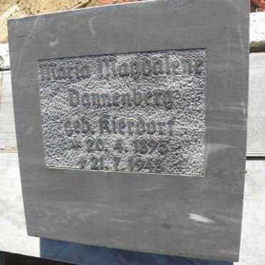 DANNENBERG Maria Magdalene nee KIERDORF 1895-1948