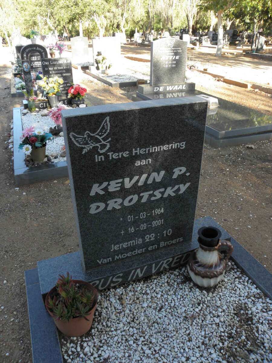 DROTSKY Kevin P. 1964-2001