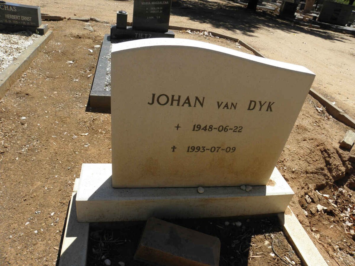 DYK Johan, van 1948-1993