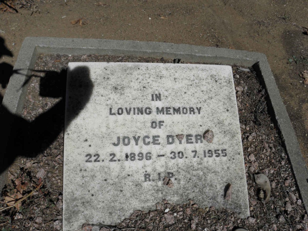 DYER Joyce 1896-1955
