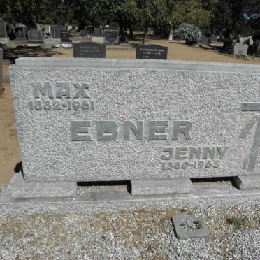 EBNER Max 1882-1961 &amp; Jenny 1880-1965