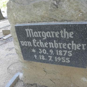 ECKENBRECHER Margarethe, von 1875-1955