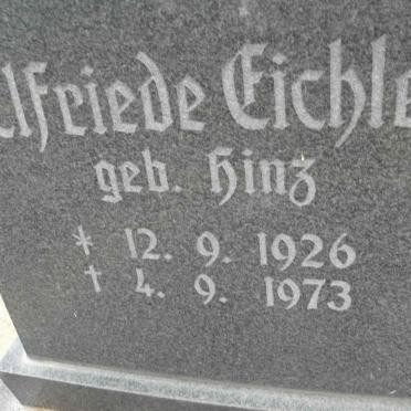 EICHLER Elfriede nee HINZ 1926-1973
