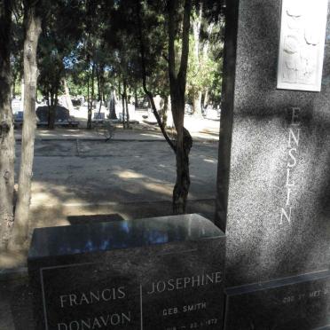 ENSLIN Francis Donavon &amp; Josephine SMITH ?-1973