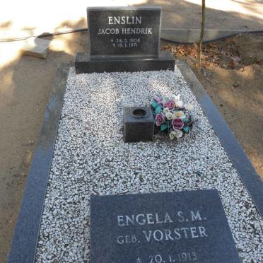 ENSLIN Jacob Hendrik 1906-1971 &amp; Engela S.M. nee VORSTER 1913-1988