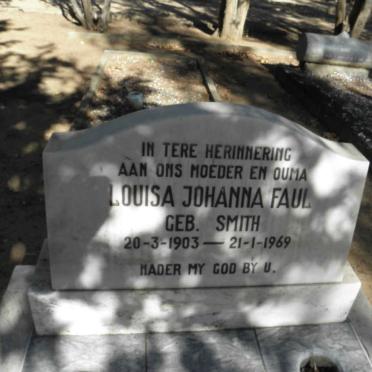 FAUL Louisa Johanna nee SMITH 1903-1969
