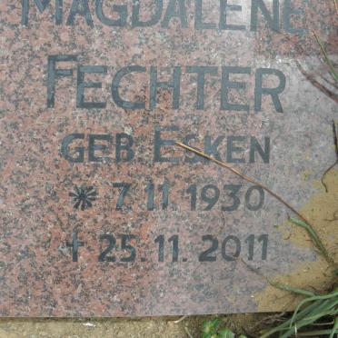 FECHTER Magdalene nee ESKEN 1930-2001