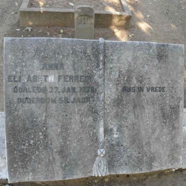 FERREIRA Anna Elisabeth -1938