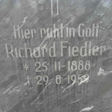 FIEDLER Richard 1888-1950