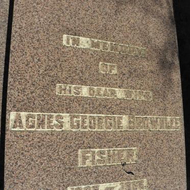 FISHER Agnes Georgie Brownlee 1885-1965