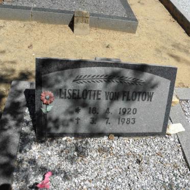 FLOTOW Liselotte, von 1920-1983