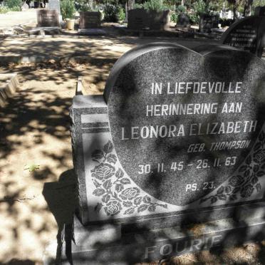FOURIE Leonora Elizabeth nee THOMPSON 1945-1963
