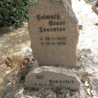 FOERSTER Helmuth Ernst 1927-1970 :: FOERSTER Ulf 1950-1998