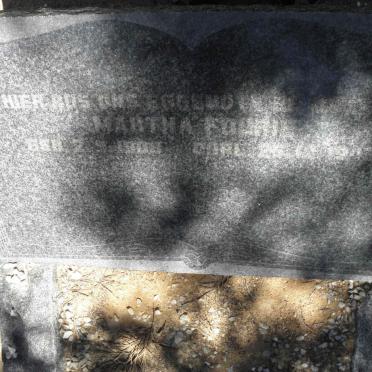 FOURIE Martha 1908-1949