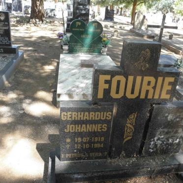 FOURIE Gerhardus Johannes 1919-1994