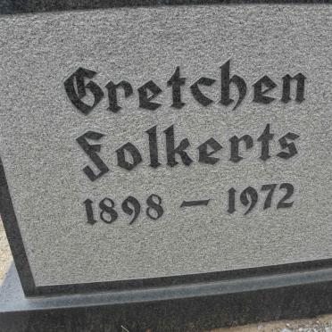 FOLKERTS Gretchen 1898-1972