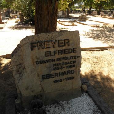 FREYER Eberhard 1902-1992 &amp; Elfriede VON SEYDLITZ-KURZBACH 1893-1988