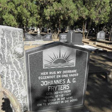 FRYTERS Johannes A.G. 1939-1971