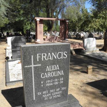 FRANCIS Alida Carolina 1912-1994