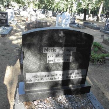 GAUGLER Maria 1886-1971