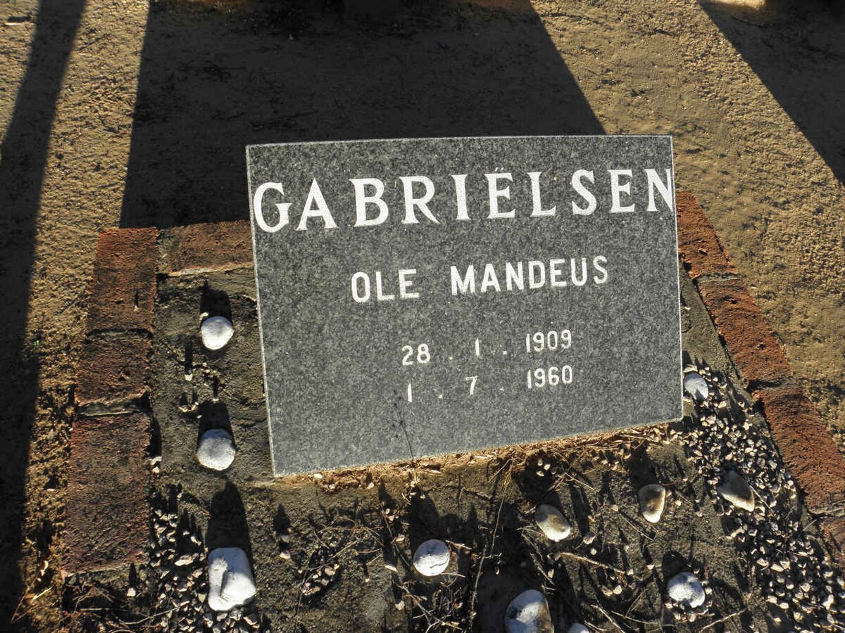 GABRIELSEN Ole Mandeus 1909-1960
