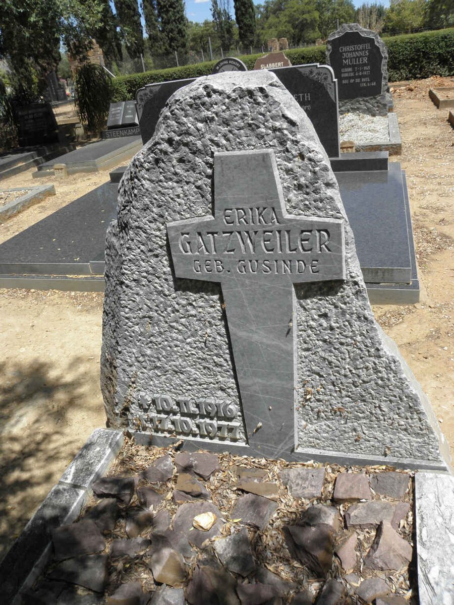 GATZWEILER Erika nee GUSINDE 1916-1977