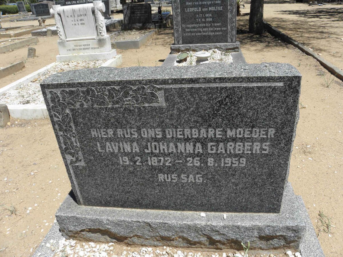 GARBERS Lavina Johanna 1872-1959