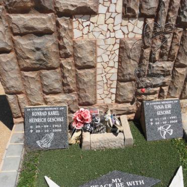 GESCHKE Konrad Karel Heinrich 1953-2006 :: GESCHKE Tanja Ilse 1991-2009