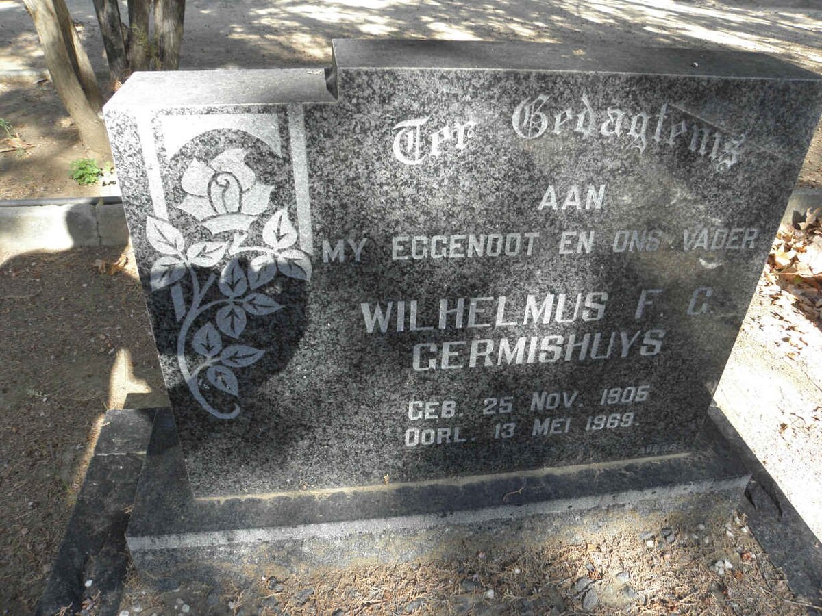 GERMISHUYS Wilhelmus F.C. 1905-1969