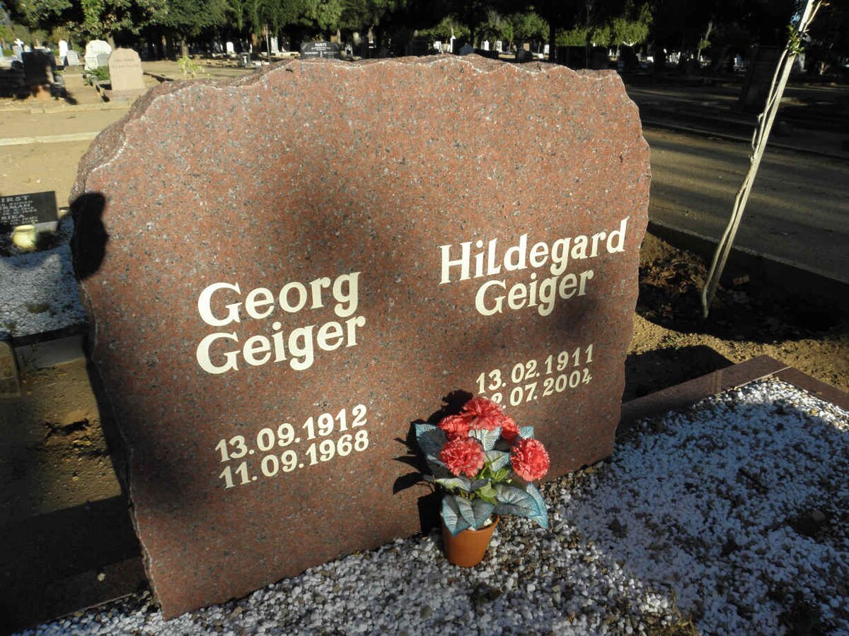 GEIGER Georg 1912-1968 &amp; Hildegard 1911-2004