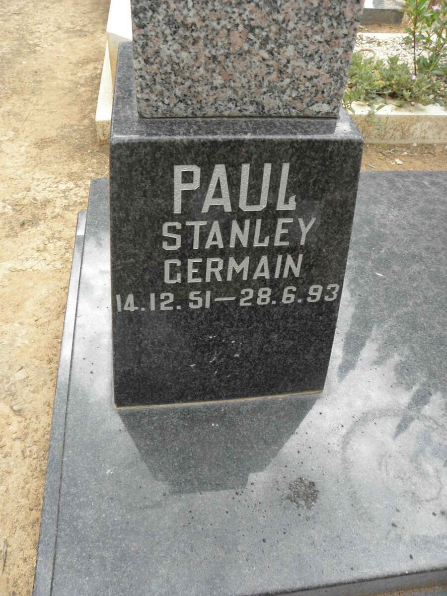 GERMAIN Paul Stanley 1951-1993