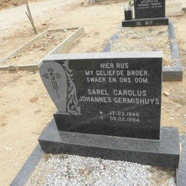 GERMISHUYS Sarel Carolus Johannes 1946-1994