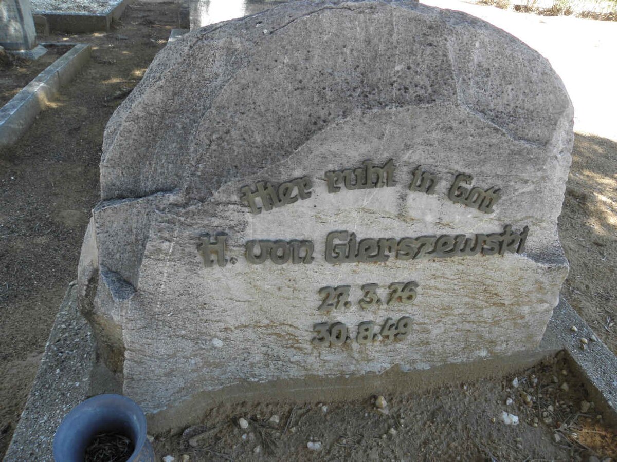 GIERSZEWSKI H., von 1876-1949