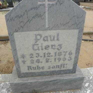 GIERZ Paul 1876-1963