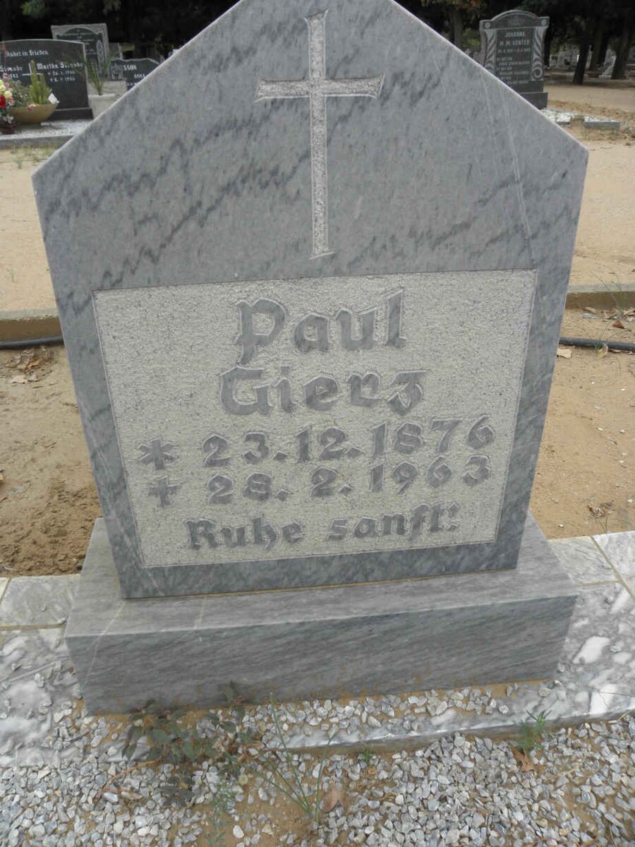 GIERZ Paul 1876-1963