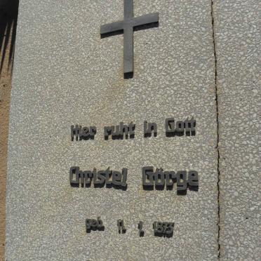 GÖRGE Christel 1873-1944