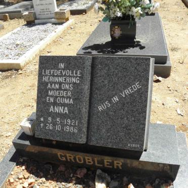 GROBLER Anna 1921-1986