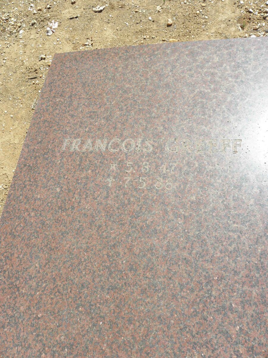 GREEFF Francois 1947-1988