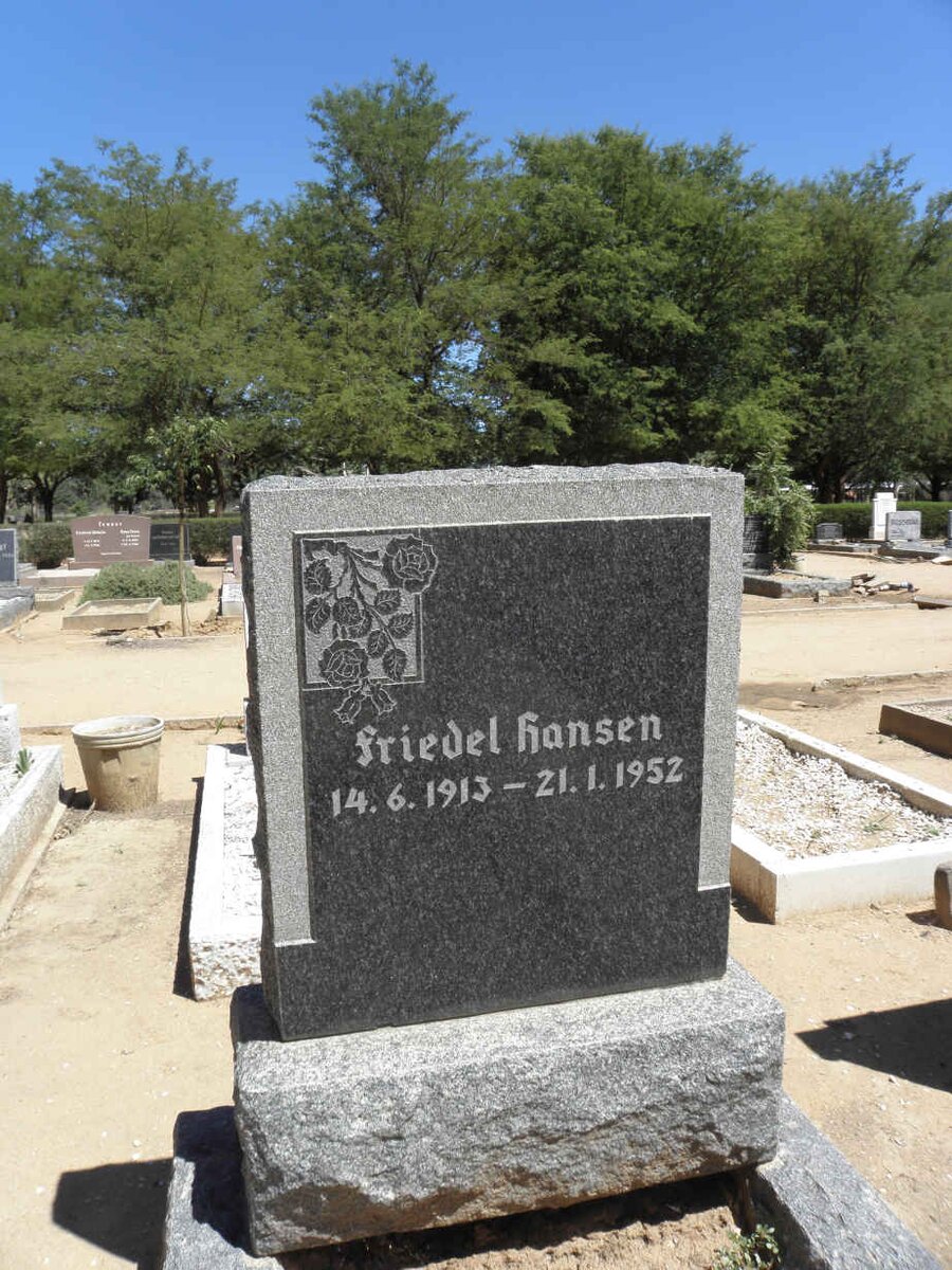 HANSEN Friedel 1913-1952