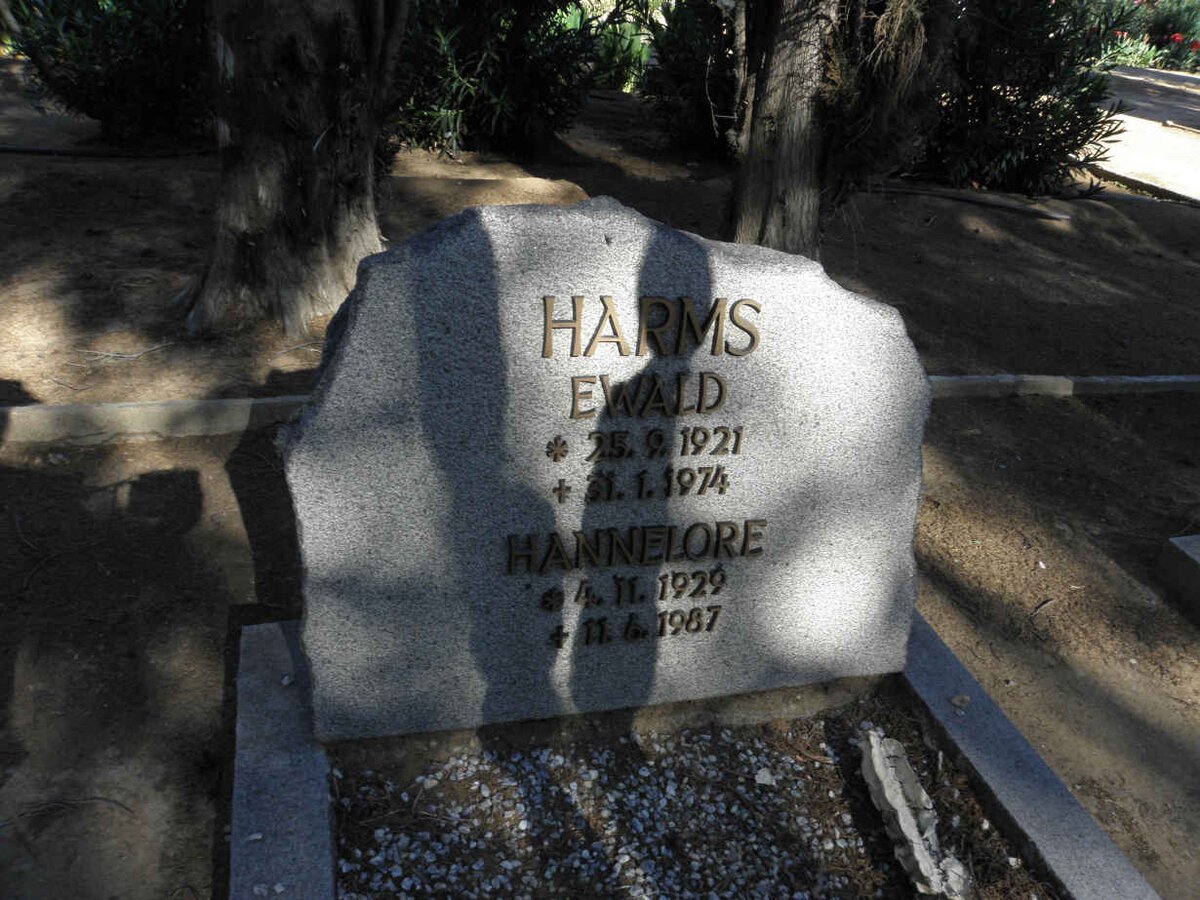 HARMS Ewald 1921-1974 &amp; Hannelore 1929-1987