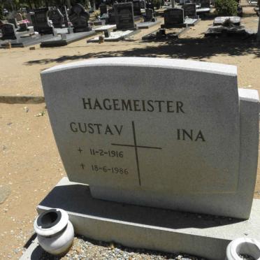 HAGEMEISTER Gustav 1916-1986 &amp; Ina
