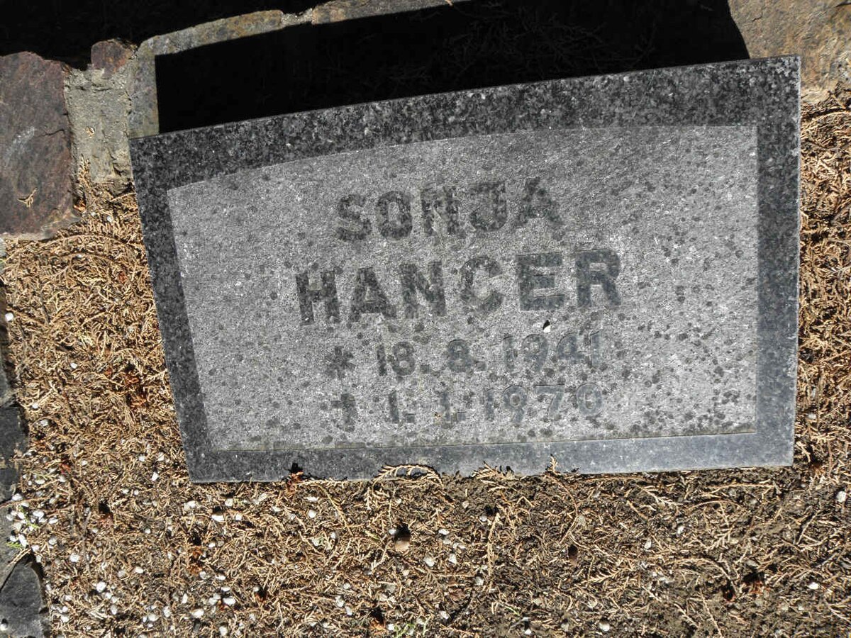 HANGER Sonja 1941-1970