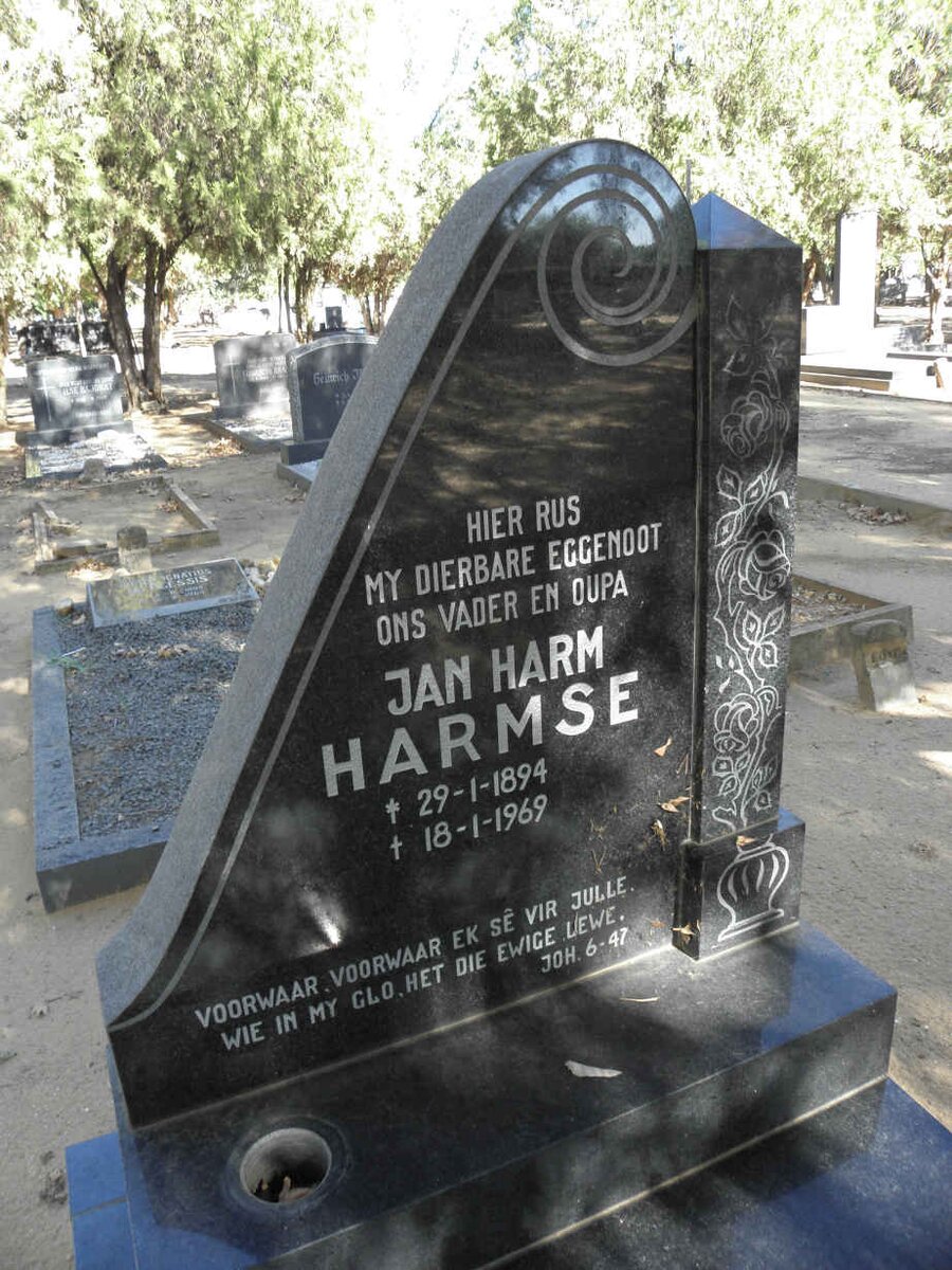HARMSE Jan Harm 1894-1969