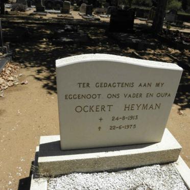 HEYMAN Ockert 1913-1975