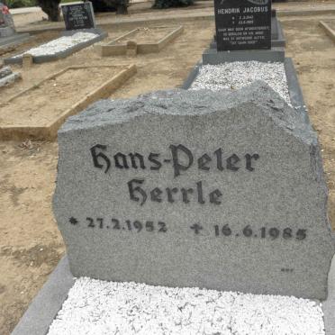 HERRLE Hans-Peter 1952-1985